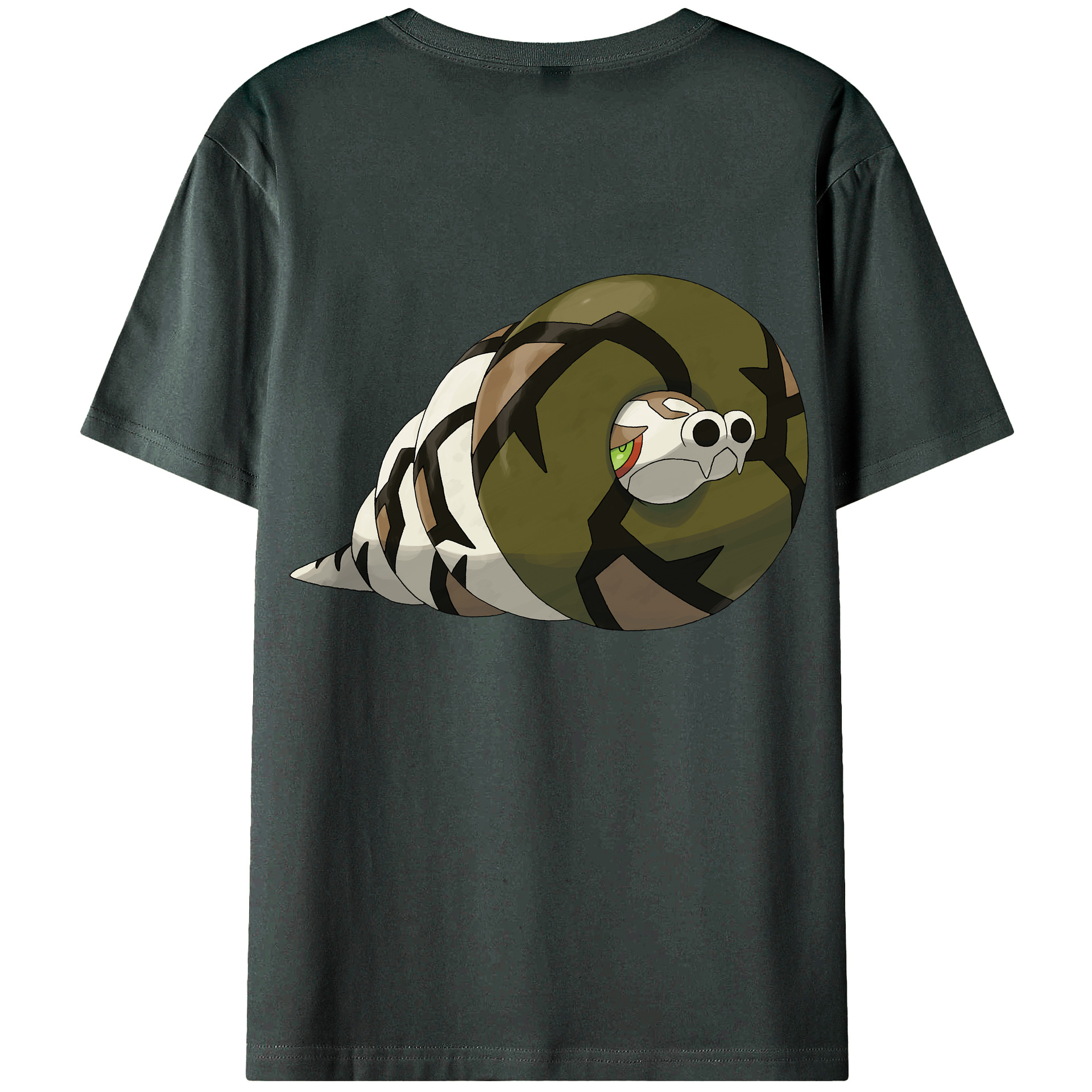 （画像用） ポケットモンスター Pokémon 綿100％ メンズ半袖Tシャツ（バックプリント） 通気性